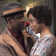 Denzel Washington and Sophie Okonedo in the "Raisin" revival
YouTube screenshot (Original photo by Bridgette Lacombe)